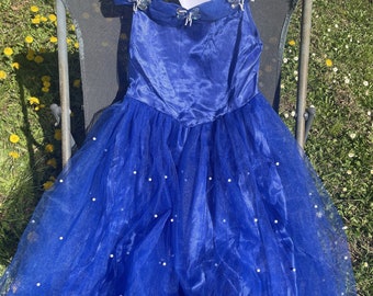 Robe Cendrillon, robe de bal pour enfants - Ensemble robe de princesse et accessoires | Déguisement de fête d'anniversaire | Tailles 3T-10T