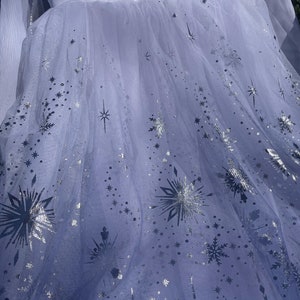 Robe Elsa enchantée pour fille Déguisement princesse La Reine des neiges, tenue de fête d'anniversaire pour enfant, robe de carnaval cosplay, déguisement princesse des glaces magique image 8