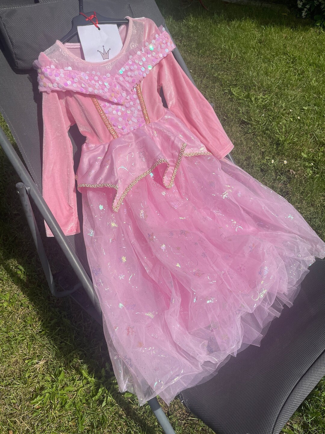 Princess Aurora Costume Dress - Pink