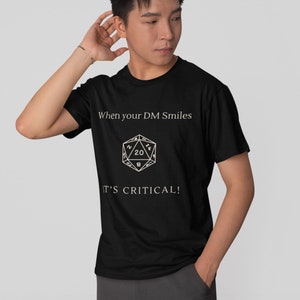 Dungeons and Dragons Tshirt, DM Critical Role Tee, RPG Tabletop Gaming Shirt, Dungeon Master Gift, Funny DND Graphic Tees, Gift for Gamer,