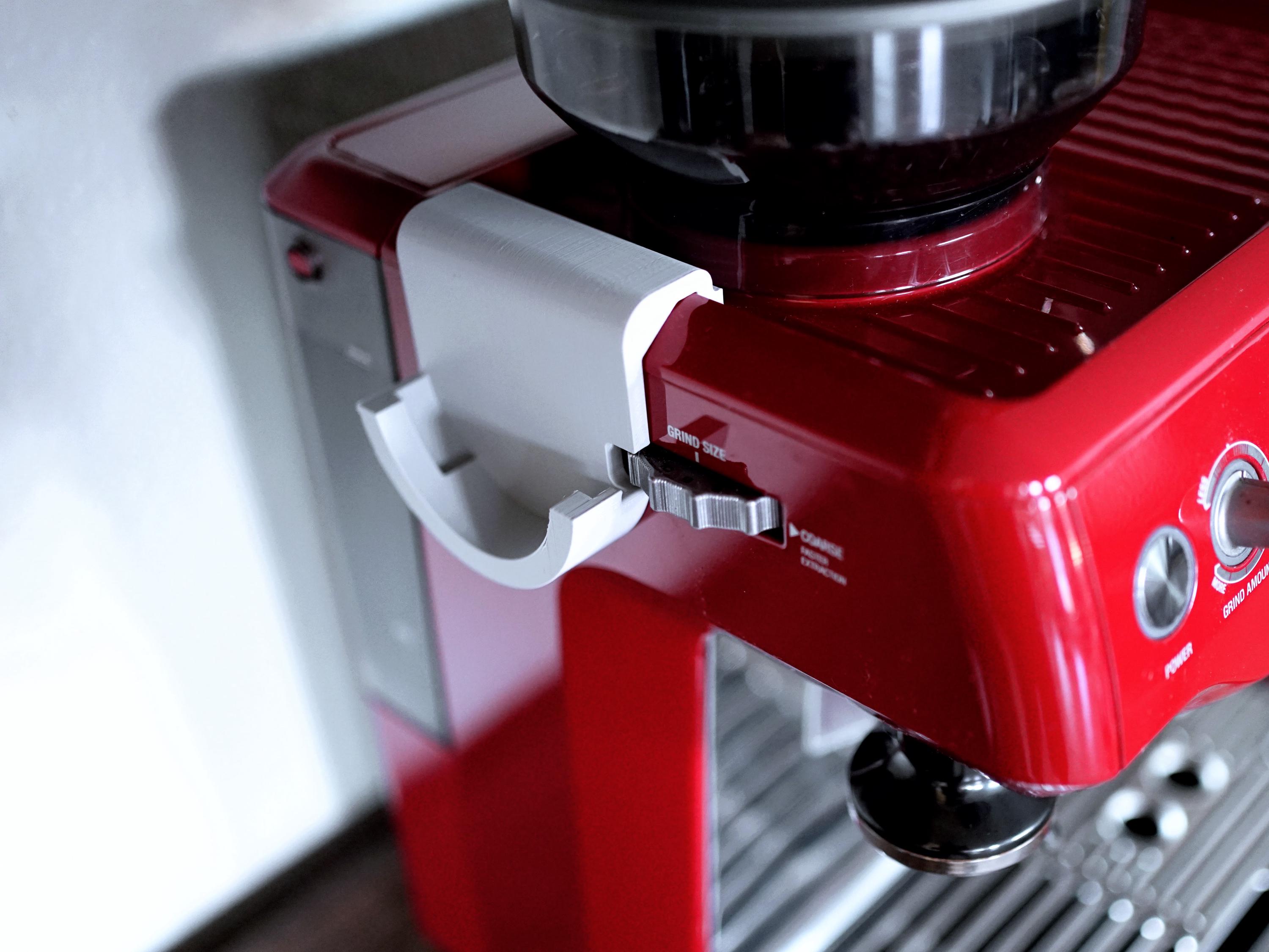 Porte-filtre à Café En ABS - Design élégant Coquillage - Noir Ou Blanc - Pour Machine Expresso - 9.1x9.1 Cm