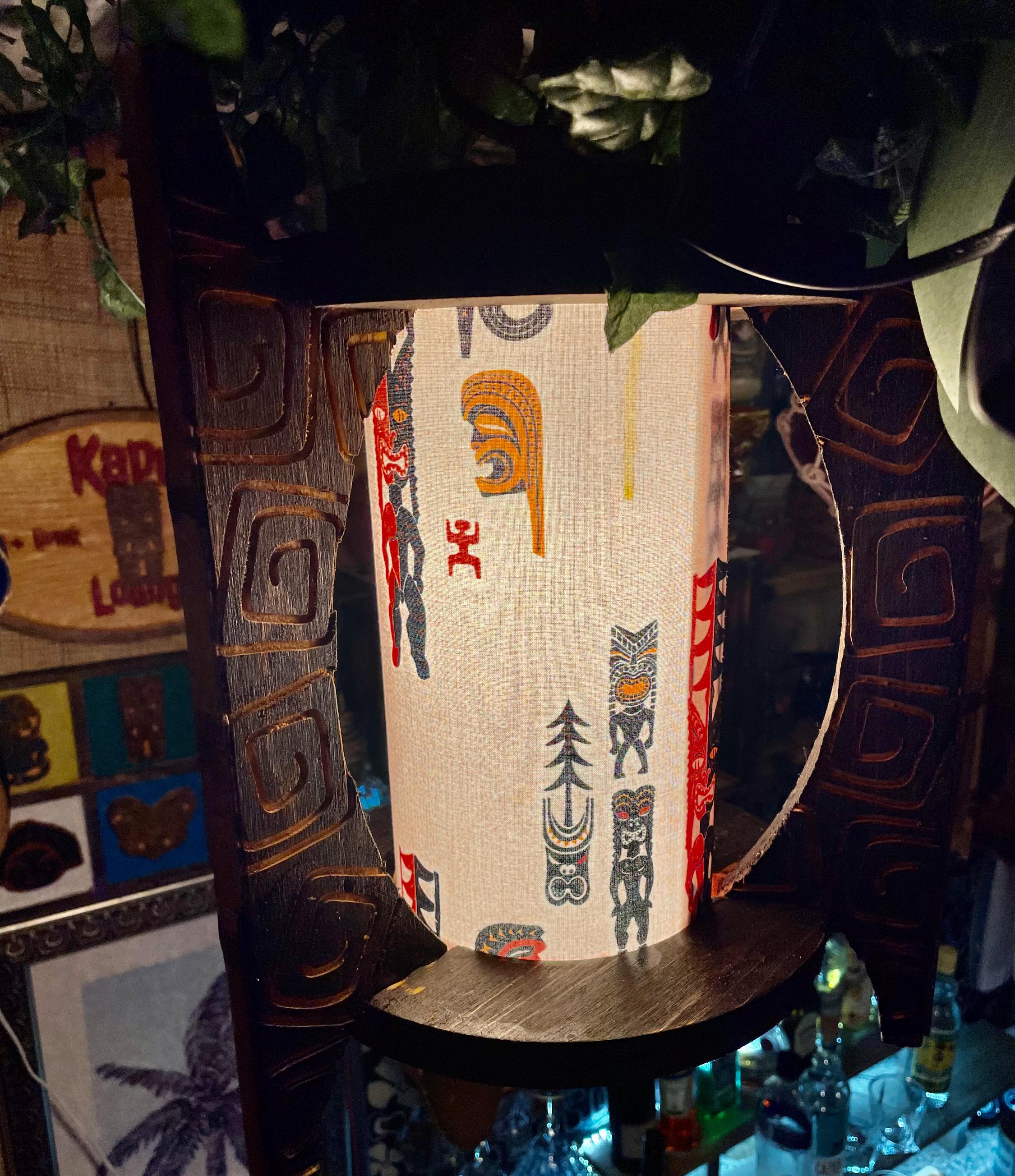 Custom Tiki Lamp: Handcrafted Tropical Island Decor - Etsy