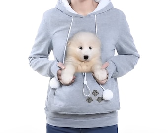 Pet Pouch pullover, cat carrier, dog carrier, Oversize, Kangaroo Pocket, Pullover, oversized pullover, oversized sweatshirt, dog pouch, cat