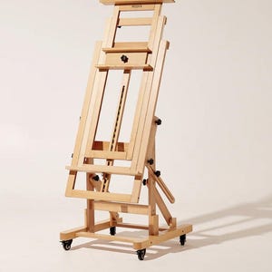 Vintage-Inspired Heavy-Duty Beechwood Artist Easel
