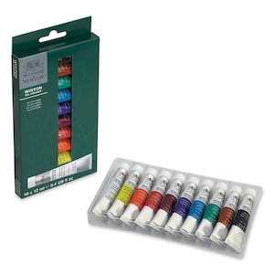 Premium Ölfarben- 10er Set, verschiedene Farben, 12 ml, Tuben
