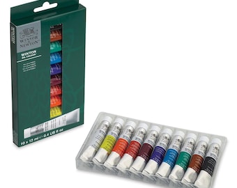 Farby olejne Premium - zestaw 10 sztuk, różne kolory, 12 ml, tubki