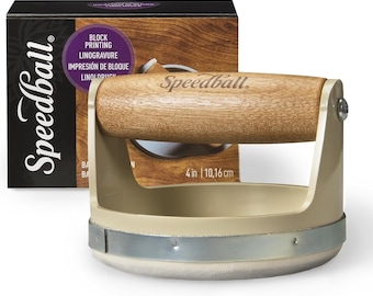Baren de impresión en bloque - Cómodo mango de madera