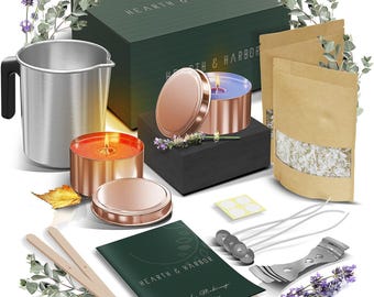 Soy Candle Making Kit – Natural Wax Craft Set