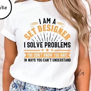 Set Designer Shirt, Theater Production, Stage Design Shirt, Scenic Designer Gift, Theatre Crew Apparel, Stage Crew Life, Backstage Work