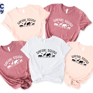 Safari Squad Shirt, Family Safari Shirt, African Savannah Tee, Safari Squad Tee, Safari Shirt,Women Safari Tee,Safari Lover Shirt,Safari Tee
