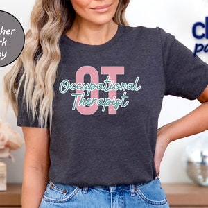 Camiseta de terapeuta ocupacional, regalo de terapeuta ocupacional, camiseta de terapeuta ocupacional, terapeuta ocupacional pediátrica, camiseta de terapeuta ocupacional para mujer, camiseta Cota, camiseta de terapeuta ocupacional