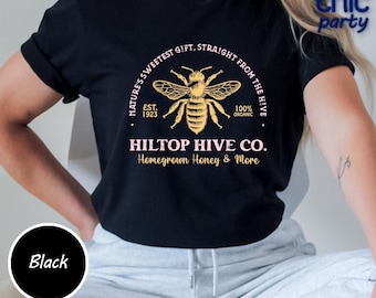Personalized Bee Farmer T-Shirt: Hilltop Hive Co. Custom Beekeeper Gift