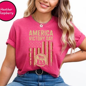Victory Day Shirt, Patriotic Soldier America Shirt, American Flag Military Gift Tee, America Victory Day Tee, 4th Of July Shirt,Memorial Day image 3