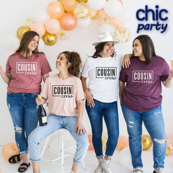 Cousin Crew Matching Trip Shirt, Cousins Trip Group Party Tshirt, Cousin Cruise Vacation Tshirt, Cousin Camp Group Shirt, Cousin Gift Tees