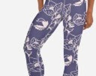 Women's Yoga Print Leggings colorful bold unique activewear high quality self expression eye catching unique fitness