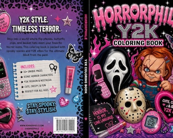 Horrorphile: Y2K Coloring Book