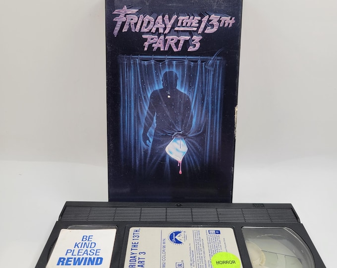 Friday the 13th Part 3 VHS Horror Gateway Paramount Jason