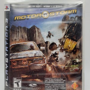 Motor Storm for PS3 – Factory Sealed – Unleash the Ultimate Off-Road Mayhem! FAST SHIPPING!