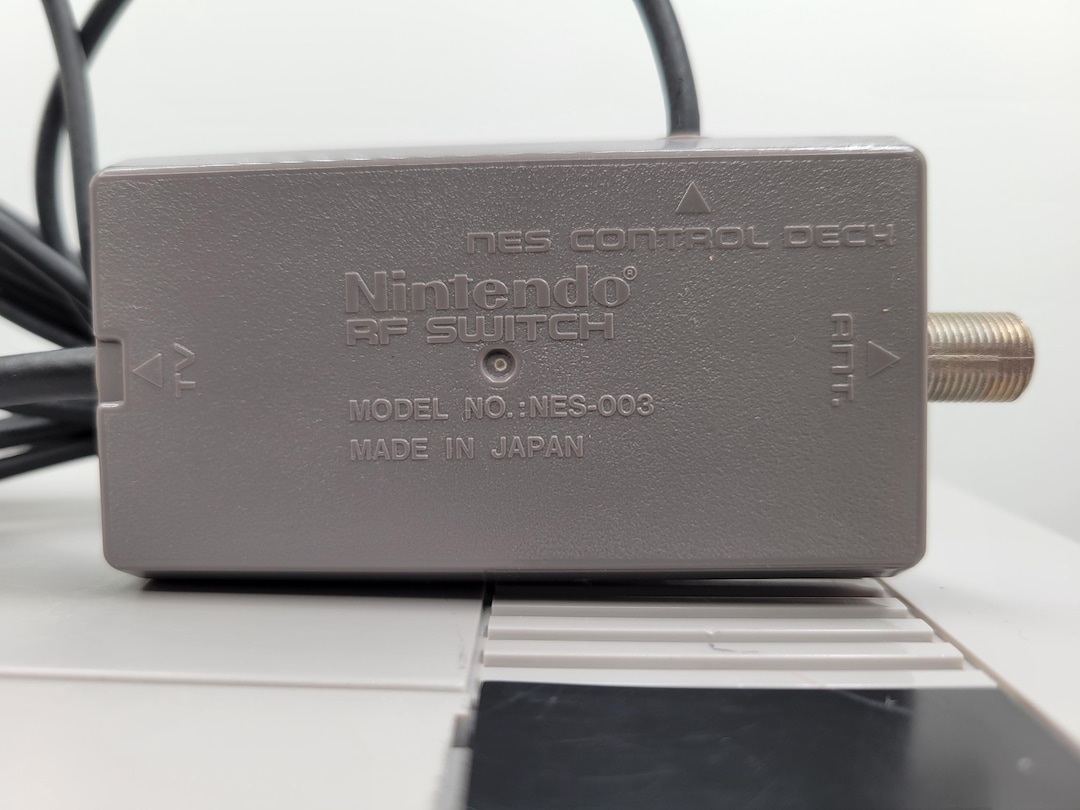 Nintendo Rf Switch Nintendo NES RF Switch | CRT Gaming | Fully Tested and Working | 8 Bit ...