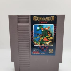 Nintendo NES Commando (5 Screw Variant) | Cleaned | Tested | Authentic | FAST SHIPPING | ntsc