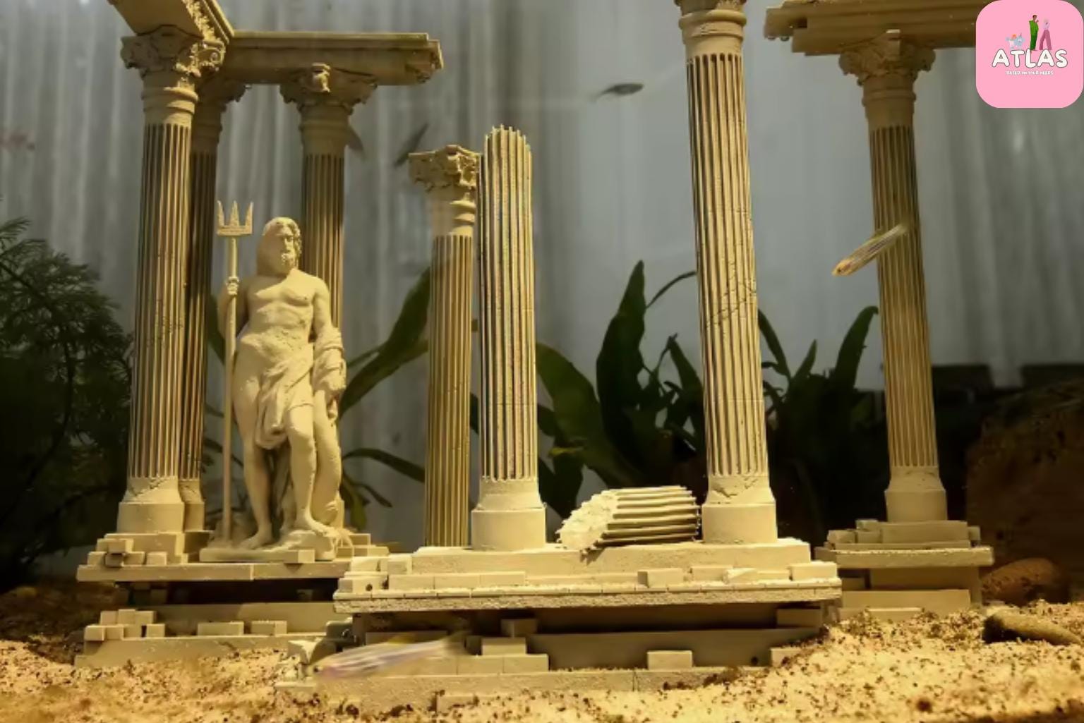 Avis sur Décoration aquarium ruines maya