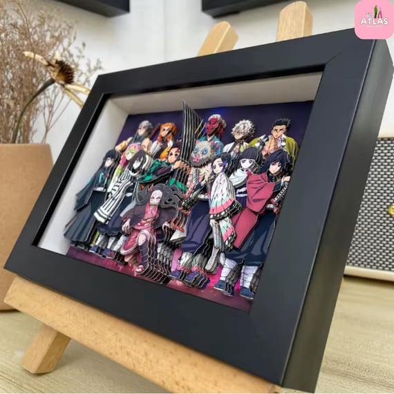 Handmade Demon Slayer Infinity Castle 3D Paper Art