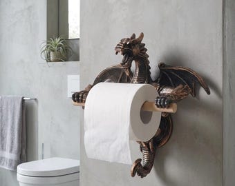 Dragon Toilet Paper Holder Wall Mount