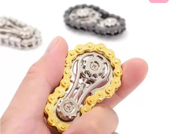 CNC Metal Gear Fidget Spinner | Stainless Steel Desk Toy