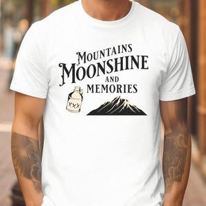 Mountain Moonshine Shirt, Vintage Outdoor Tee, Mountain Shirt, Smoky Mountains Tee, Gatlinburg Shirt, GSMNP Shirt