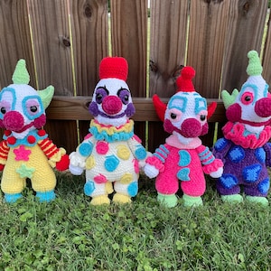 Bundle Klown Crochet Patterns - Shorty, Slim, Jumbo et Fatso