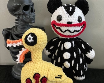 Bundle- Duck Toy and Terrifying Teddy Crochet Patterns