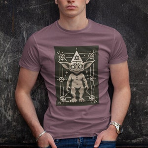 Goblincore Fantasy Tee, Intricate Creature Artwork, Nature-Lover&#39;s Dream Shirt, Unique Mystical Fashion Piece