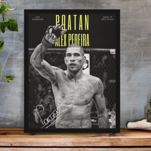 Alex Pereira Poster, UFC Poster, Poster Ideas, Brazillian Poster, Fighter Poster, Athlete Motivation, Wall Decor
