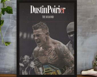 Dustin Poirier, Cartel, Cartel de UFC, Ideas de carteles, Cartel de luchador, Motivación de atletas, Decoración de pared