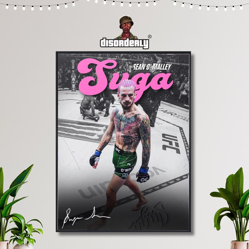 Suga Sean O'malley Poster, UFC Poster, MMA Poster, Fighter Motivation