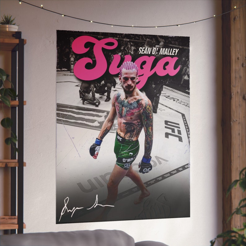 Suga Sean O'malley Poster, UFC Poster, MMA Poster, Fighter Motivation