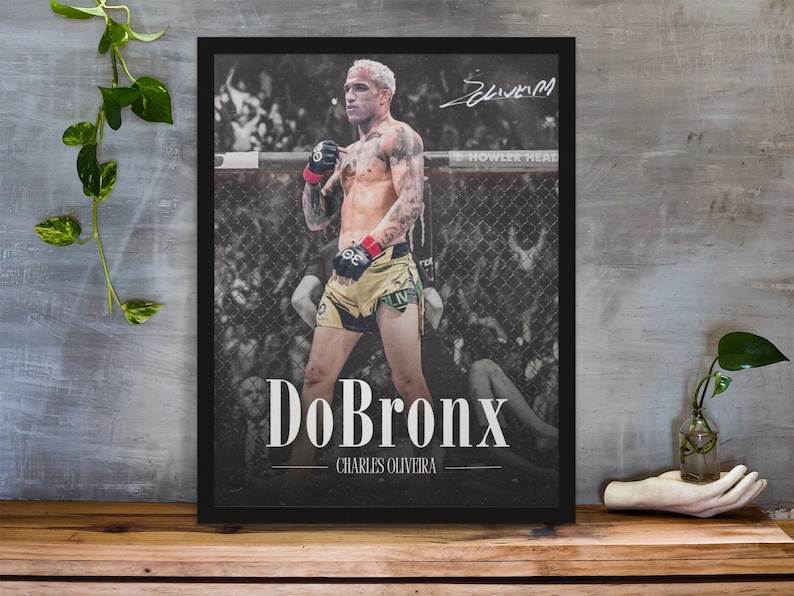 Charles Oliveira, Poster, UFC Poster, Poster Ideas, Fighter Poster, Athlete Motivation, Wall Decor