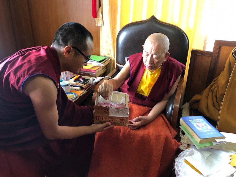 Seltener Glücksbringer Talisman. Persönlich gesegnet vom Sehr Ehrwürdigen Neunten Khenchen Thrangu Rinpoche des Thrangu Klosters in Nepal. Bild 3