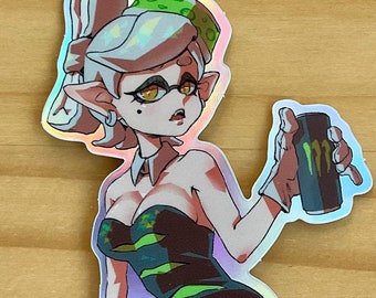 Splatoon Marie Sticker Holographic
