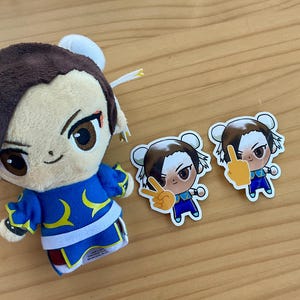 Pegatina de Chun Li de Street Fighter