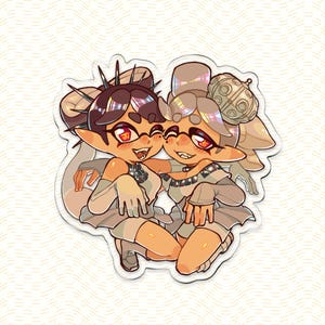 Splatoon Squid Sisters Callie Marie Keychain