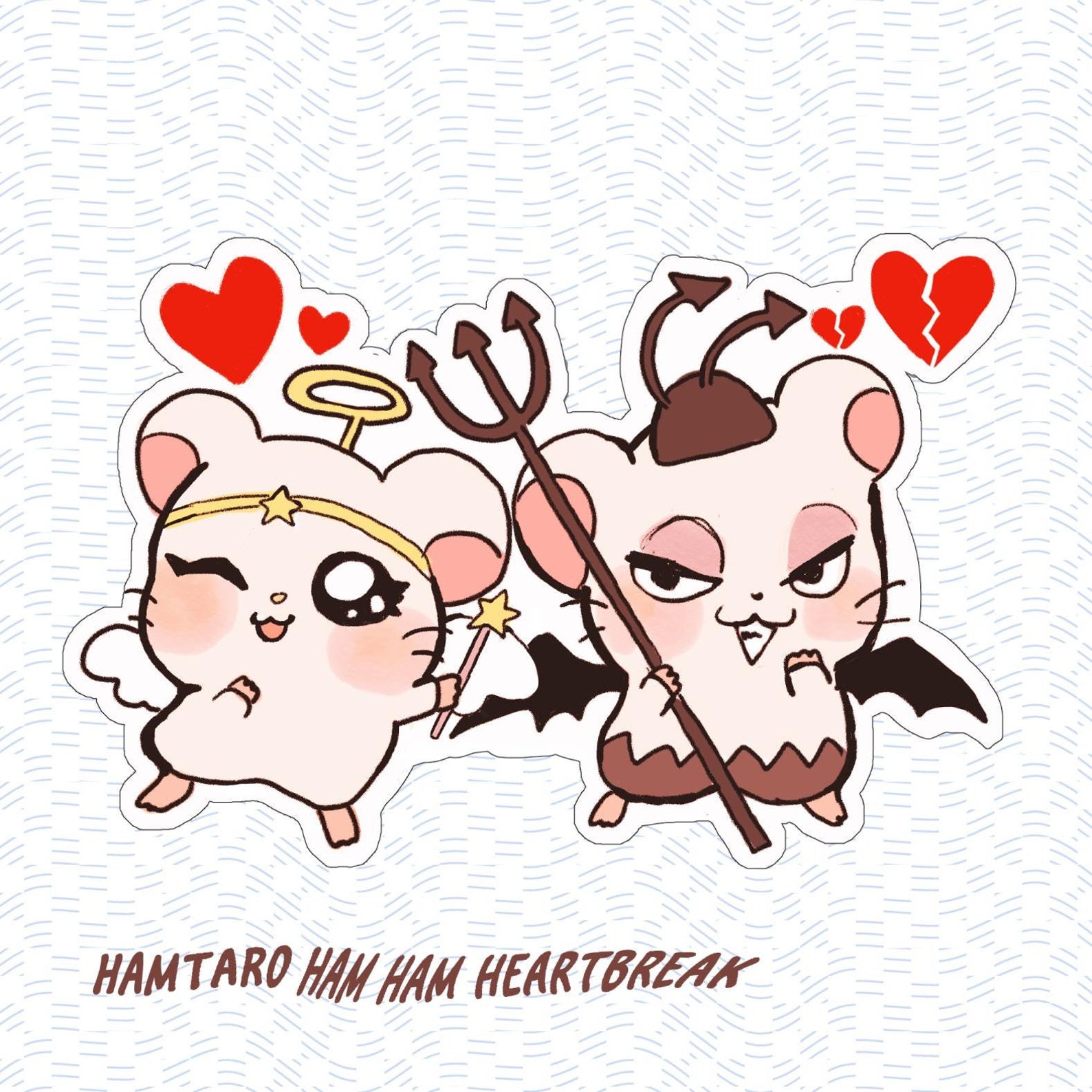 Hamtaro Ham Ham Heartbreak Sticker Harmony Spat Etsy Hamtaro Ham Ham Heartbreak Sticker Harmony Spat Etsy