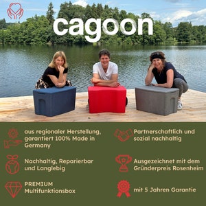 CAGOON koelbox Duurzaam, ultralicht, duurzaam, 100% made in Germany uit een fabriek bekroond met de Founder's Prize, 5 jaar garantie afbeelding 7