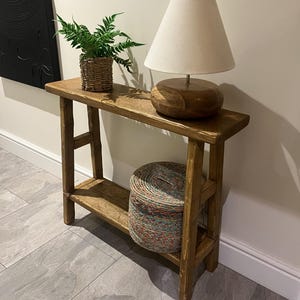 Rustic console Table