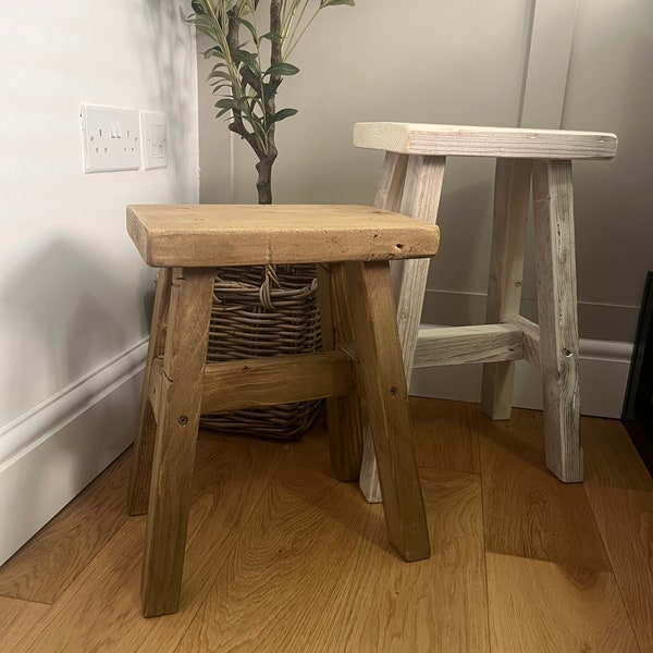 Rustic milking stool