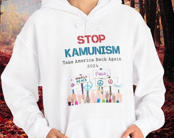 Stop Kamunism Political Hoodie: Donald Trump Supporter Apparel