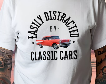 57 Chevy Bel Air T-Shirt Retro Car Lover Gift, Classic Car lover, Men’s Vintage Car Shirt, Old timer gift, Car Enthusiast Gift, Gift for dad