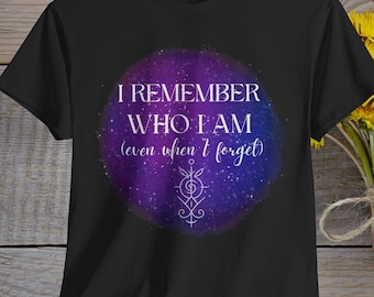 Spiritual Affirmation Tee, Cotton Mindfulness T-shirt, Soul Glyphs Sigils, Sacred Geometry, Gift for Wellness, Meditation, Daily Inspiration
