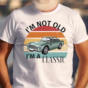 Triumph Car Tee, Vintage Classic Car Shirt for Car Guy, Gift for Vintage Car Lover, Men&#39;s Vintage Car Graphic Shirt, Classic car, 60&#39;s Car