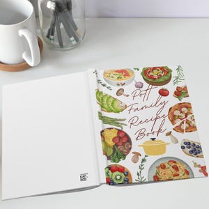 Familiereceptendagboek, persoonlijk receptenboek, keukeninrichting, maaltijdplanner voor familie aandenken, familiekookboek Aangepast receptenboek favoriet recept